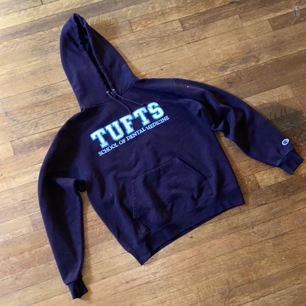 Champion Tuffs school of dental medicine hoodie sweatshirt original size medium